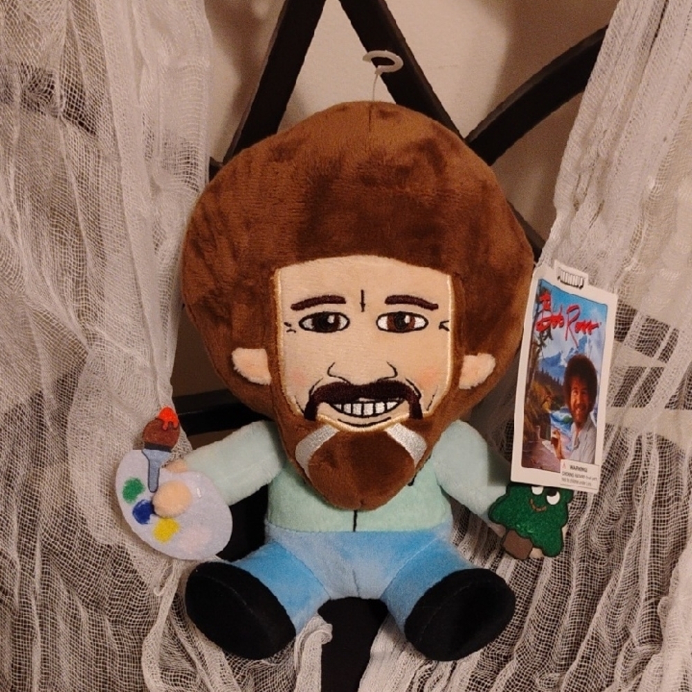 Bob Ross Plush Doll with Palette